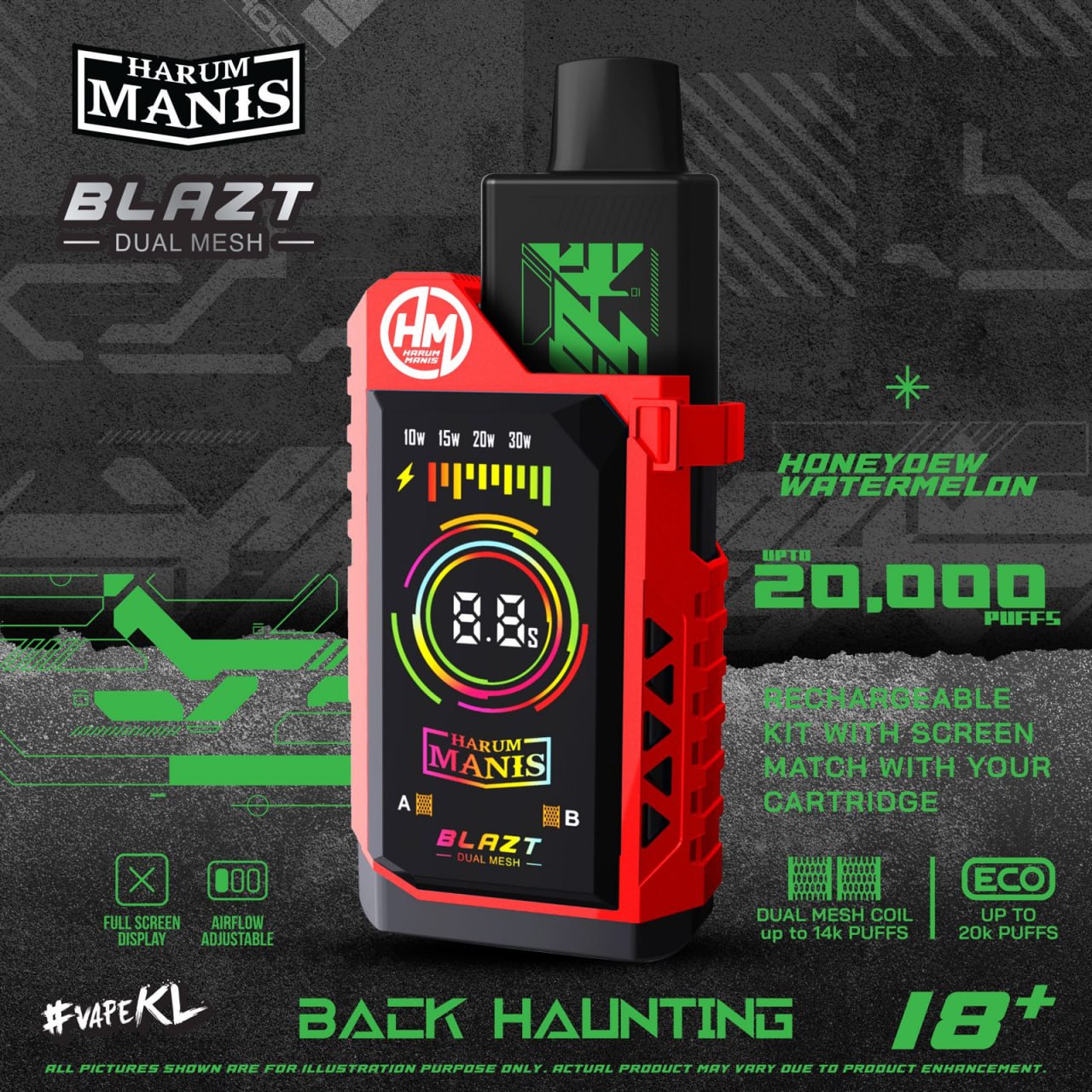 Harum Manis: Blatz 20000 Puffs Starter Kit