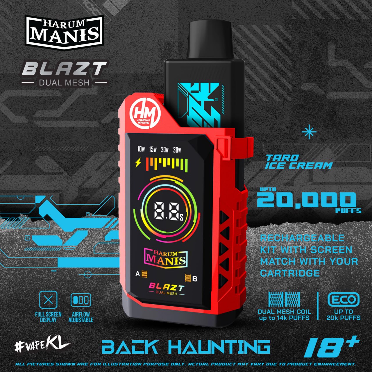 Harum Manis: Blatz 20000 Puffs Starter Kit