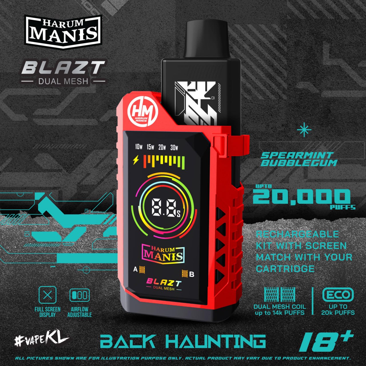Harum Manis: Blatz 20000 Puffs Starter Kit