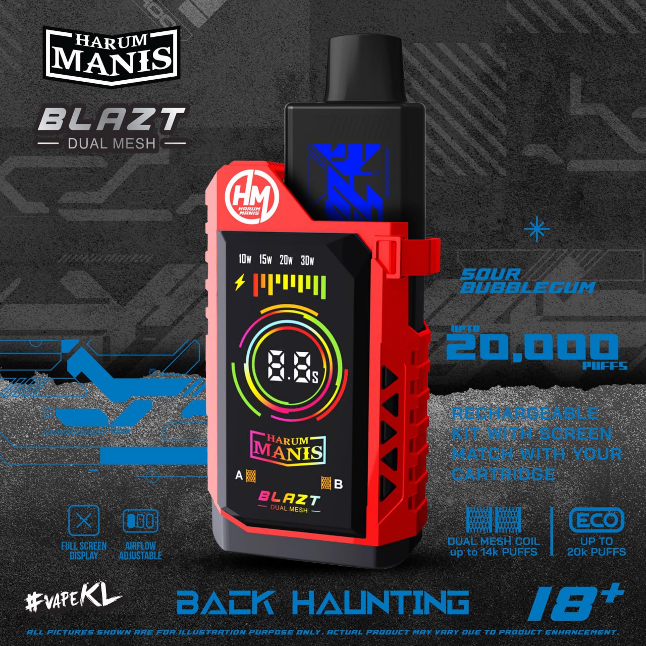 Harum Manis: Blatz 20000 Puffs Starter Kit