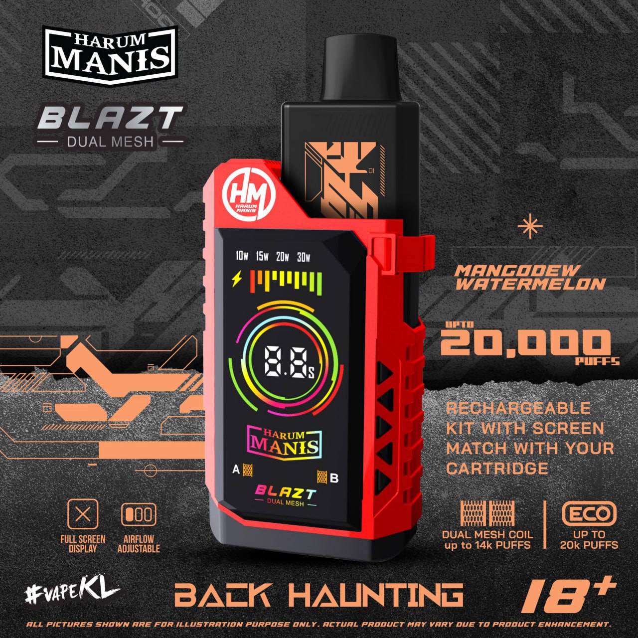 Harum Manis: Blatz 20000 Puffs Starter Kit