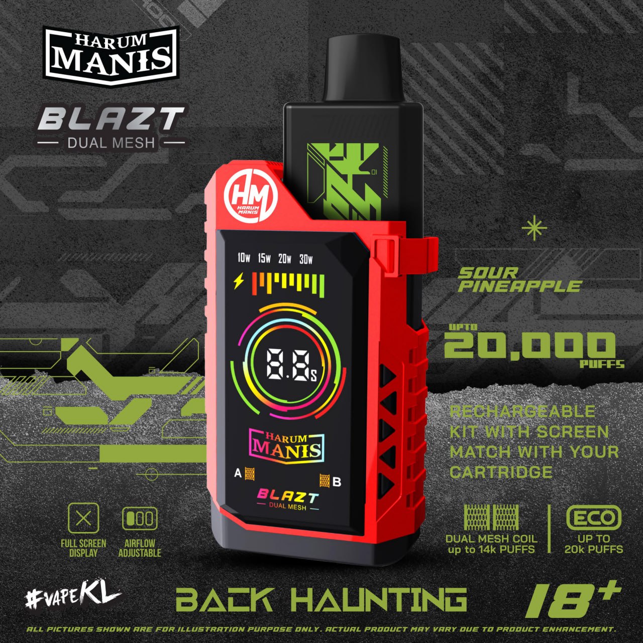 Harum Manis: Blatz 20000 Puffs Starter Kit