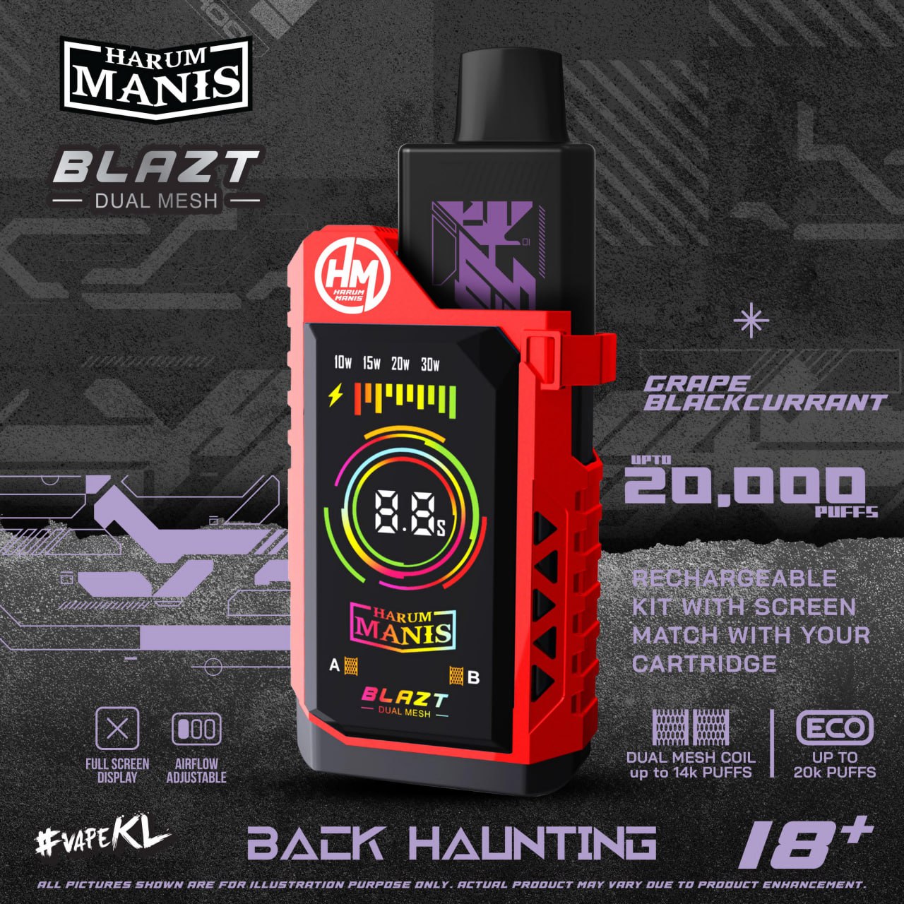 Harum Manis: Blatz 20000 Puffs Starter Kit