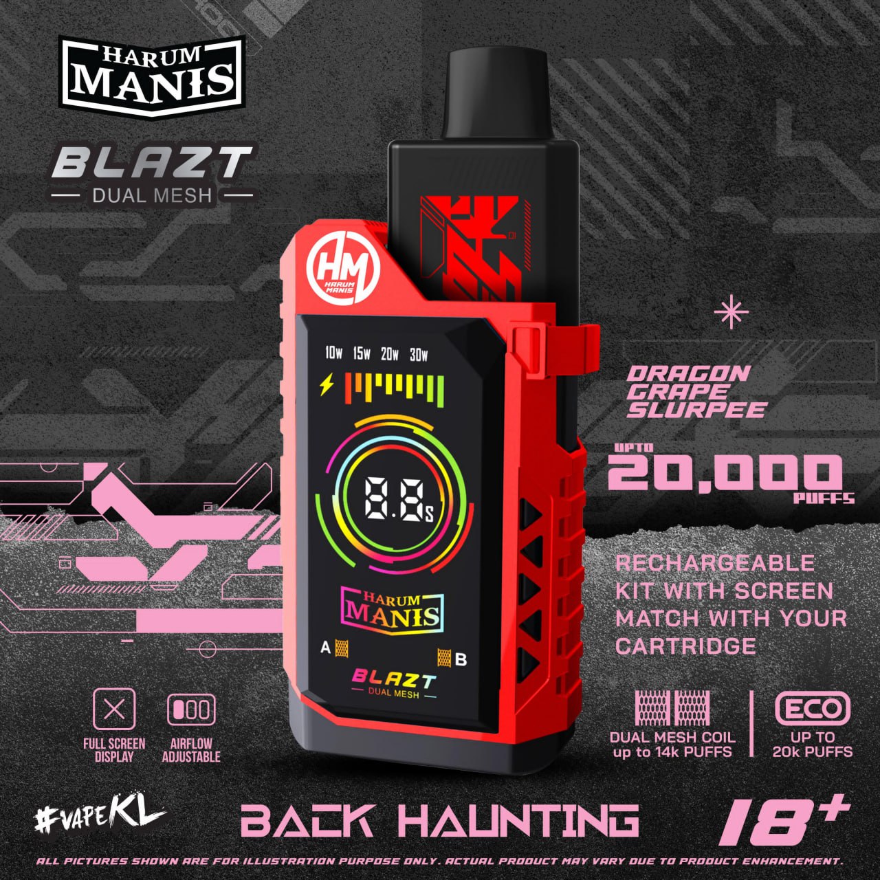 Harum Manis: Blatz 20000 Puffs Starter Kit