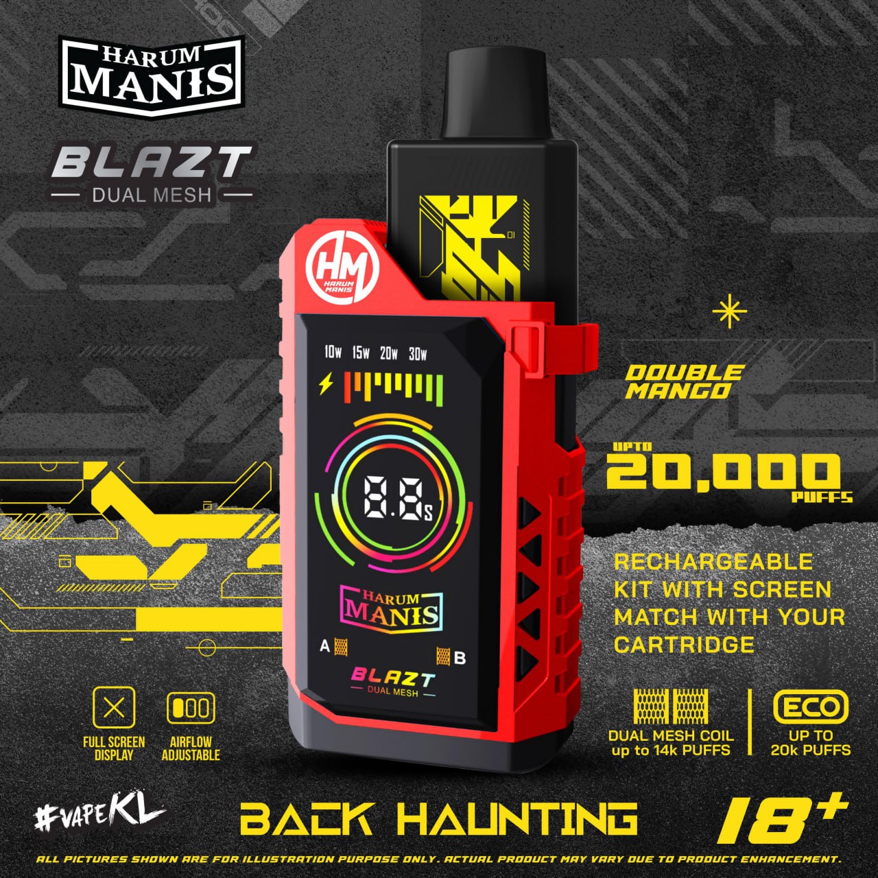 Harum Manis: Blatz 20000 Puffs Starter Kit