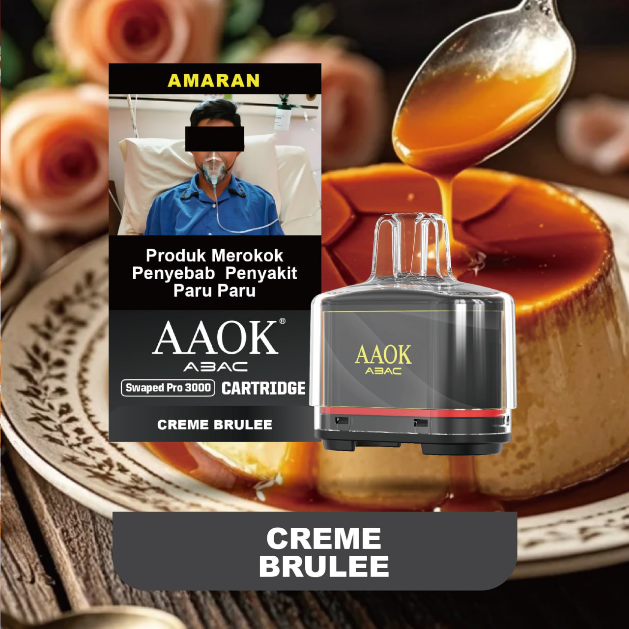 AAOK: Swaped Pro 3000 Puffs Pre-Filled Cartridge
