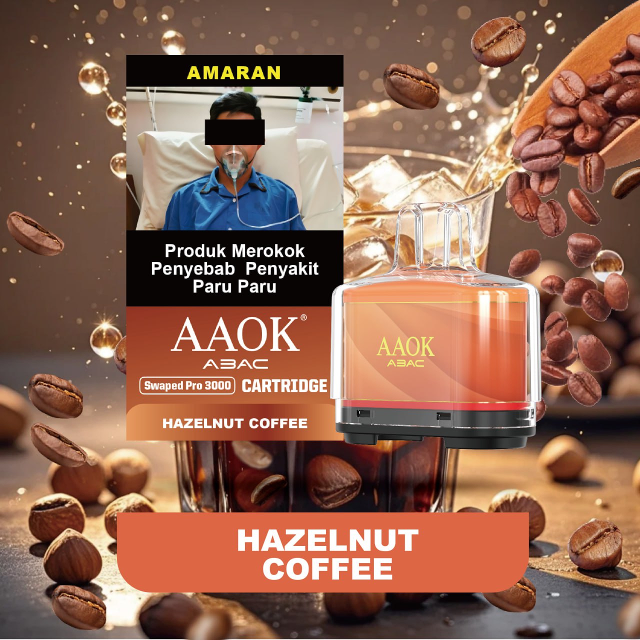 AAOK: Swaped Pro 3000 Puffs Pre-Filled Cartridge