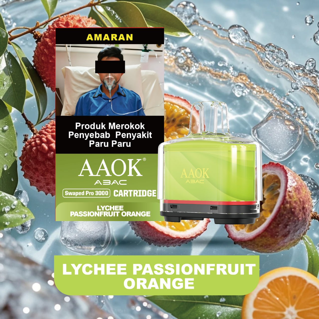 AAOK: Swaped Pro 3000 Puffs Pre-Filled Cartridge