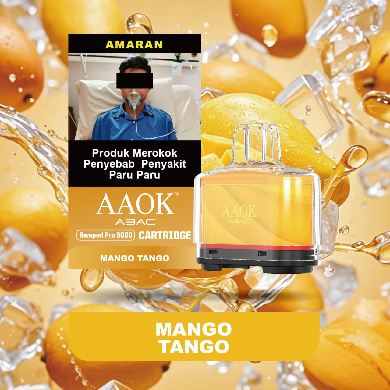 AAOK: Swaped Pro 3000 Puffs Pre-Filled Cartridge