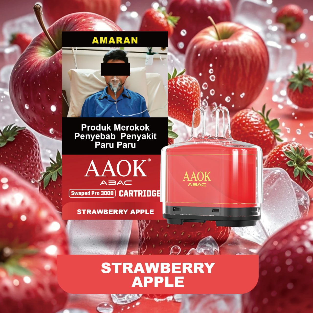 AAOK: Swaped Pro 3000 Puffs Pre-Filled Cartridge