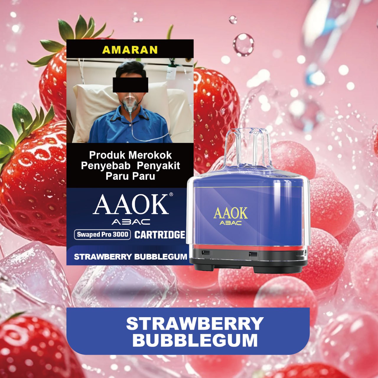 AAOK: Swaped Pro 3000 Puffs Pre-Filled Cartridge