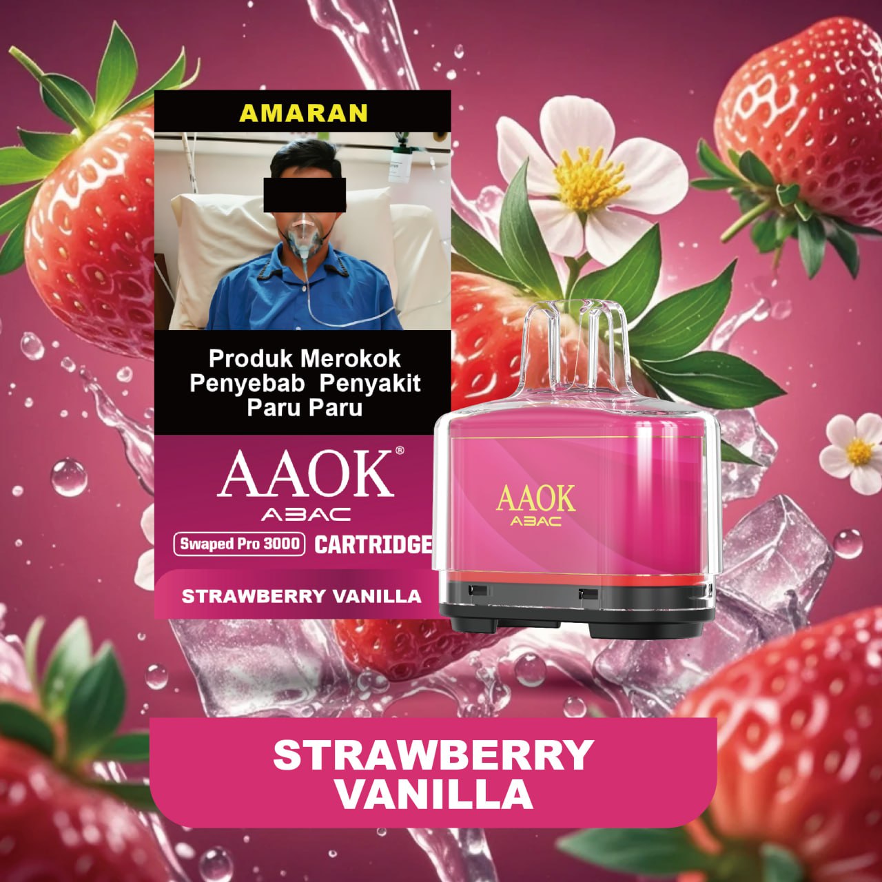 AAOK: Swaped Pro 3000 Puffs Pre-Filled Cartridge