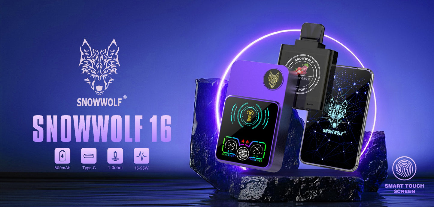 Snowwolf: Snowwolf 16000 Puffs Pre-Filled Catridge