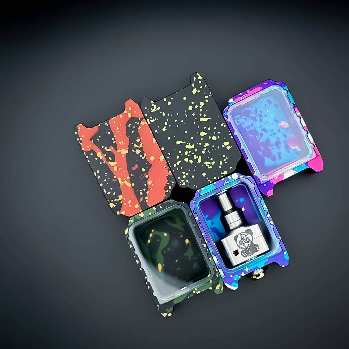 Anodized Splatter Boro Tank for Boro Device Cthulhu AIO/Stubby AIO/Billet Box