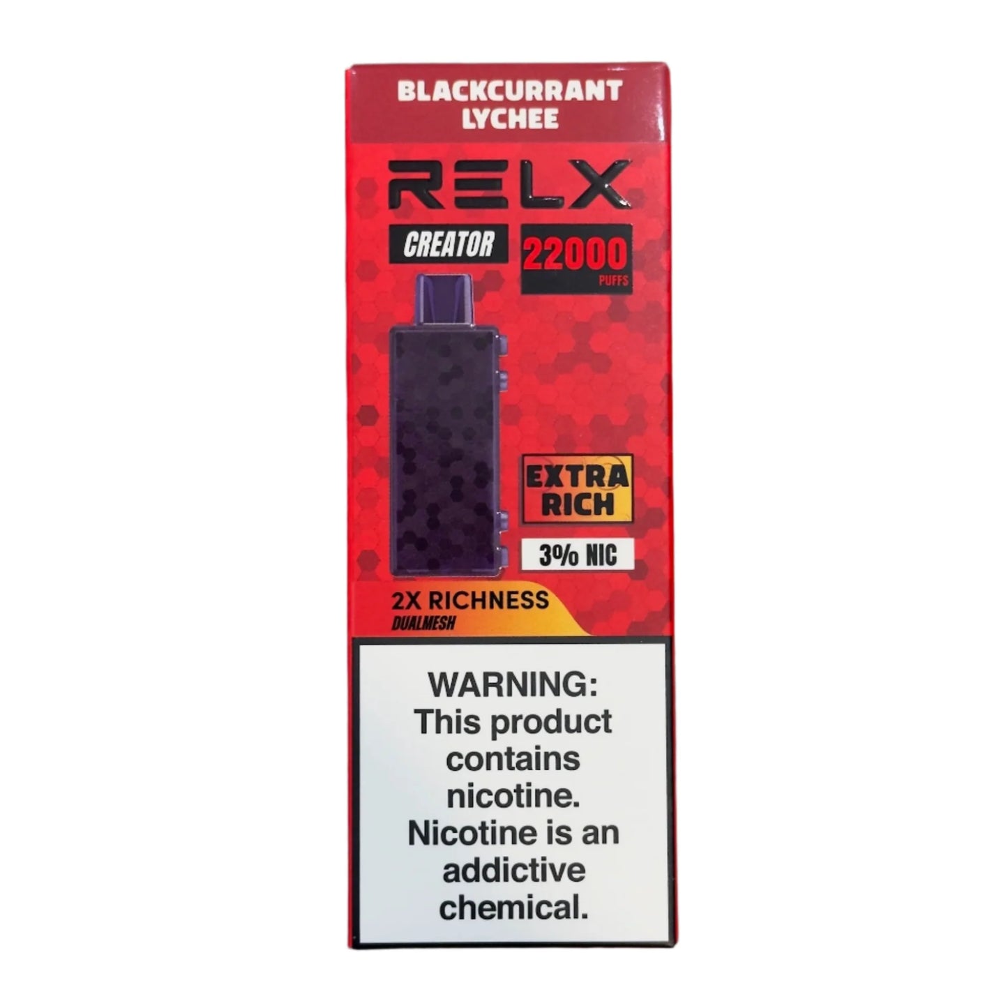 Relx: Creator 22000 Puffs Pre-Filled Cartridges
