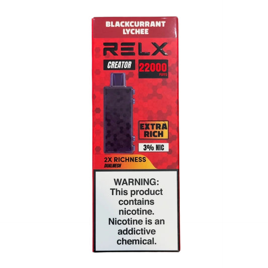 Relx: Creator 22000 Puffs Pre-Filled Cartridges