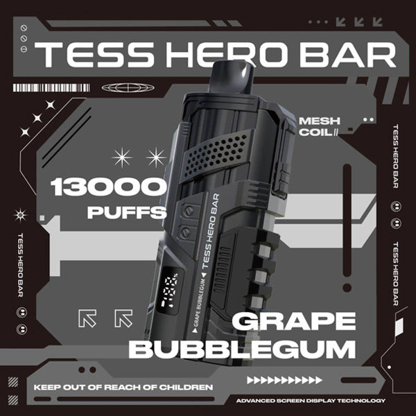 Tess: Hero Bar 13000 Puffs