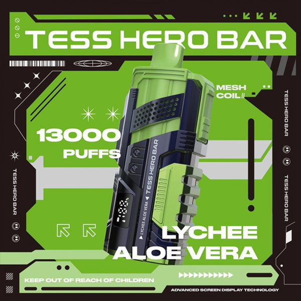 Tess: Hero Bar 13000 Puffs
