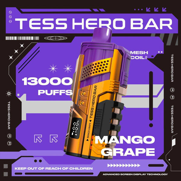 Tess: Hero Bar 13000 Puffs