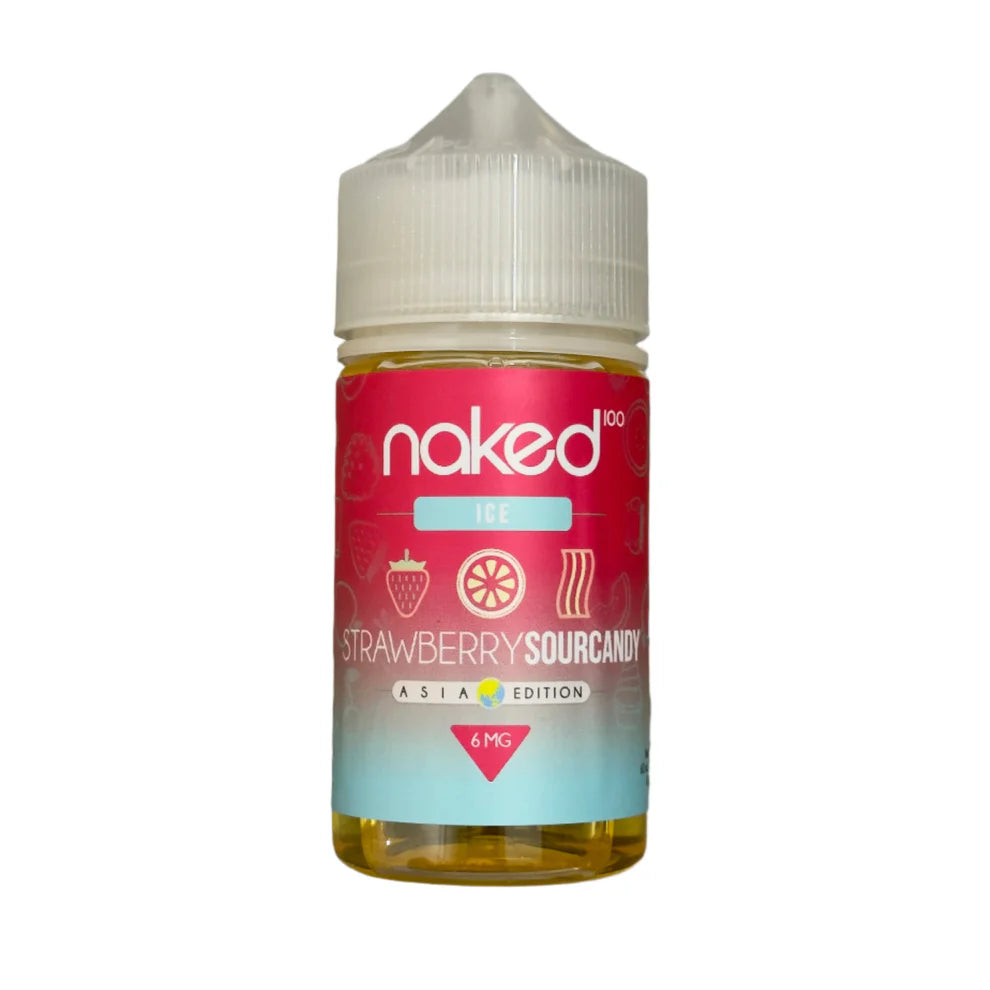 Naked 100 Asia: Strawberry Sour Candy - Gaiju Vape