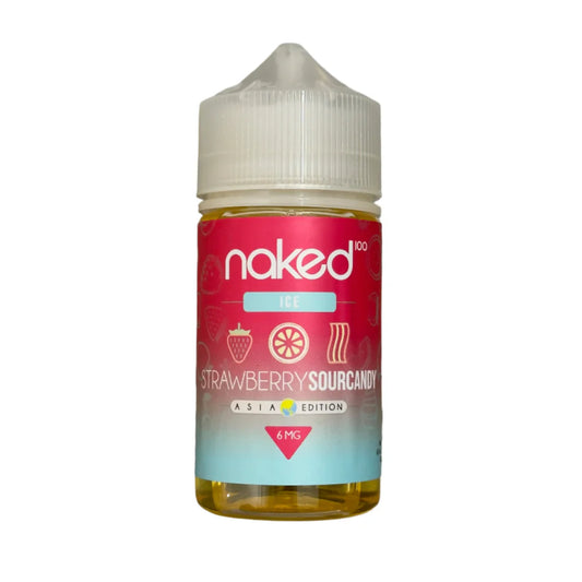 Naked 100 Asia: Strawberry Sour Candy - Gaiju Vape