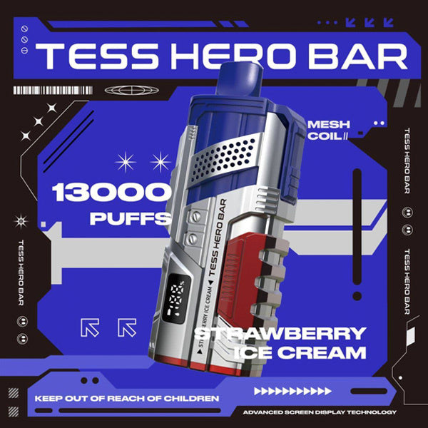 Tess: Hero Bar 13000 Puffs