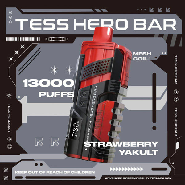 Tess: Hero Bar 13000 Puffs