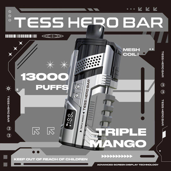 Tess: Hero Bar 13000 Puffs